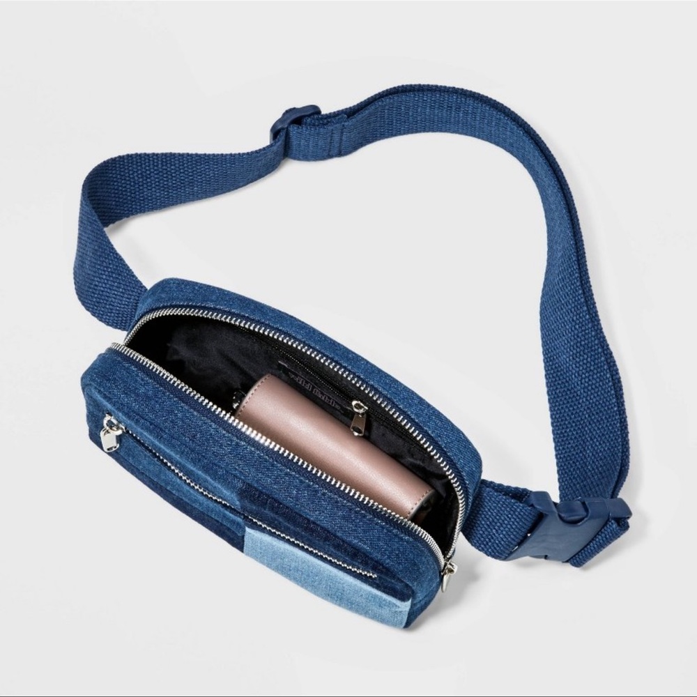 Patchwork fusion crossbody bag wild fable blue - Picture 4 of 4